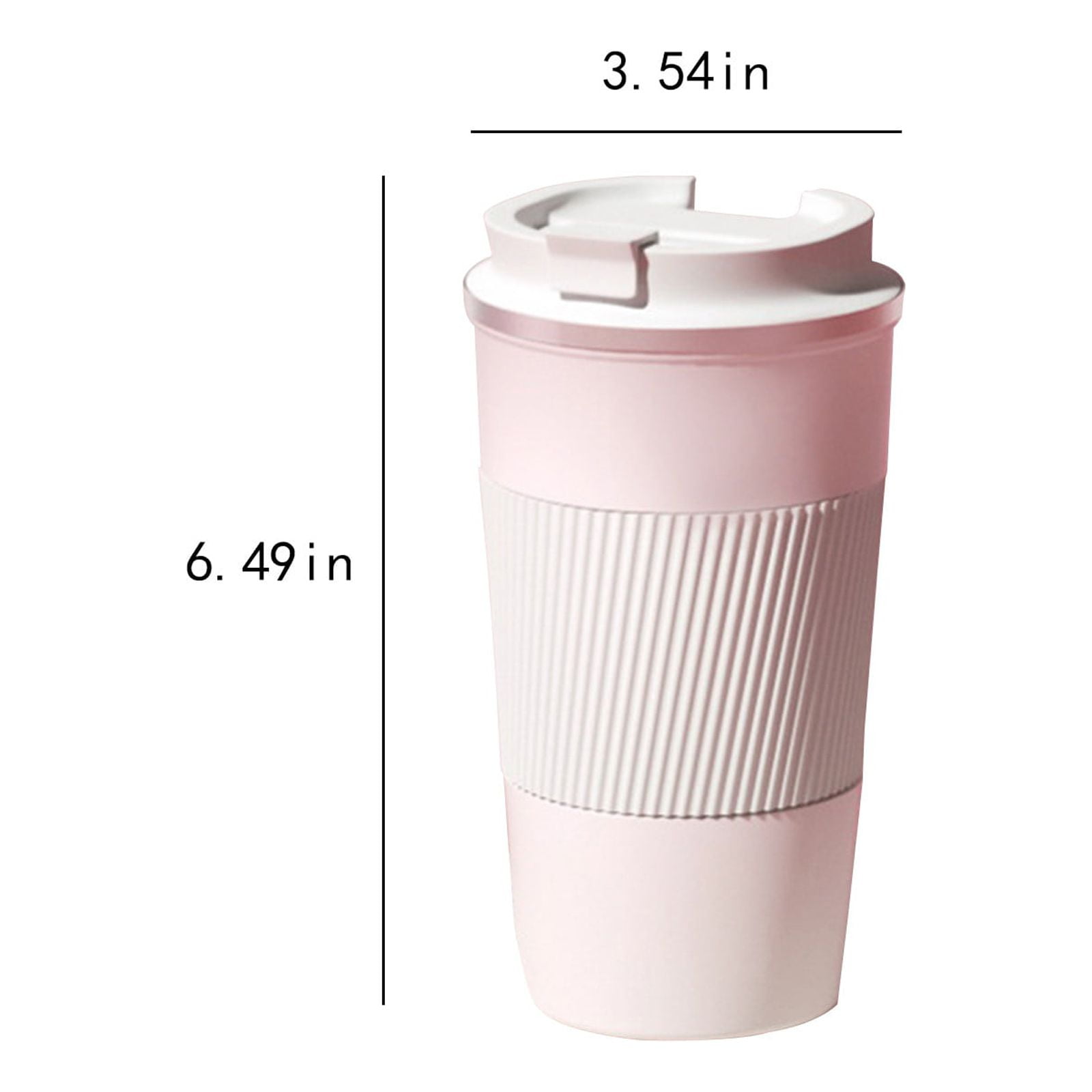 16oz Coffee Mugs with Lid for Women Travel Coffee Mug  Insulated Tumblers for Men Coffee Cups with Lids for Car Pink Travel Mugs  for Hot and Cold Double Wall Tumbler (