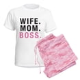 thumbnail image 6 of CafePress - Wife Mom Boss Women's Light Pajamas - Women's Short Sleeve Print T-Shirt and Pants Light Cotton Pajama Set, 6 of 7
