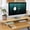 Natural, variant on Bamboo Dual Monitor Stand Riser with Underneath Storage, Ergonomic Desk Shelf Supports PC Computer Monitor, Printer, TV for Home, Office, Natural