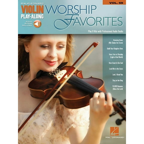 Worship Favorites: Violin Play-Along Volume 59, (Paperback)