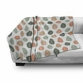 thumbnail image 3 of Salmon Soft Flannel Fleece Throw Blanket, Simple Leaves Drawing in Autumnal Tones Pattern, Cozy Plush for Indoor and Outdoor Use, 50" x 60", Salmon Multicolor, by Ambesonne, 3 of 6