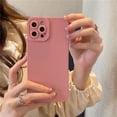 thumbnail image 1 of Funda de teléfono de silicona con protección de cámara para iPhone 13 Pro Max 11 12 14 Pro Max XR XS Max X 7 8 Plus 14, funda mate suave a prueba de golpes Tan Jianjun unisex, 1 of 2