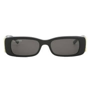 Balenciaga Grey Rectangular Ladies Sunglasses BB0096S 001 51