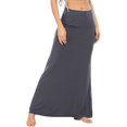 thumbnail image 2 of FFIY Jupe Maxi Jupe Haute Wasited Jupe Fusée Jupe Longue Robe Maxi?pour les Femmes, 2 of 8