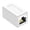 White, variant on Low Noise RJ45 Coupler Ethernet Inline Connector Female to Female 8P8C Networking Extender for Ethernet Cable
