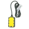thumbnail image 4 of Hyper Tough Outdoor 6-Outlet 6ft Extension Cord Hub, Yellow/Gray, 4 of 8