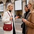 thumbnail image 4 of Large Capacity Women's Crossbody Bag - Stylish Multi Pocket Shoulder Bag for Commuters, Lightweight Oxford Fabric, Adjustable Strap, Ideal for Travel, Shopping, and Daily Use Red, 4 of 6