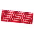 thumbnail image 4 of Thin Impermeable Lavable De De Silicona Fonético Español Película la adaptaciónción Para De rojo shamjiam Funda de silicona para teclado, 4 of 9