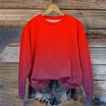 thumbnail image 4 of Yanlir Chandail Molletonné Surdimensionné pour Filles, Mode Enfants Printemps Automne, Chandails à Col Rond à Manches Longues, Chandail Décontracté Ample, Hauts à Enfiler 1-12 Ans (Rouge#1, 11 Ans), 4 of 6