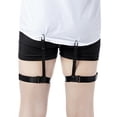 thumbnail image 3 of Men Shirt Stay Holder Elastic Garter Belt Suspender Locking Clamp No-slip 1 Pair, 3 of 7