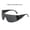 Black And Grey Lens, variant on Rimless Sunglasses for Women and Men Fashion Triangle Pentagram Sun Protection Eyewear for Driving and Cycling or