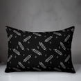 thumbnail image 3 of Creative Products Black Wheat Pattern 20 x 14 Indoor / Outdoor Pillow, 3 of 3