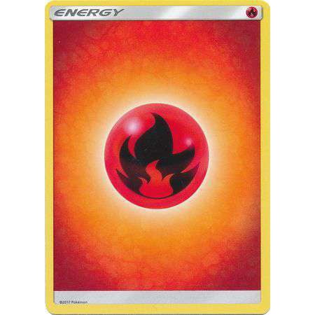 Pokemon Sun & Moon Lot of 10 Fire Energy Single
