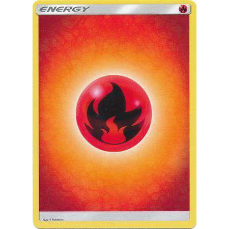 Pokemon Sun & Moon Lot of 10 Fire Energy Single Cards - Walmart.com