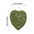 thumbnail image 2 of Decorative Hangable Leaf Shape Coral Towels for Bathroom and Kitchen Hand Drying Soft Absorbent Washcloths Home, 2 of 6
