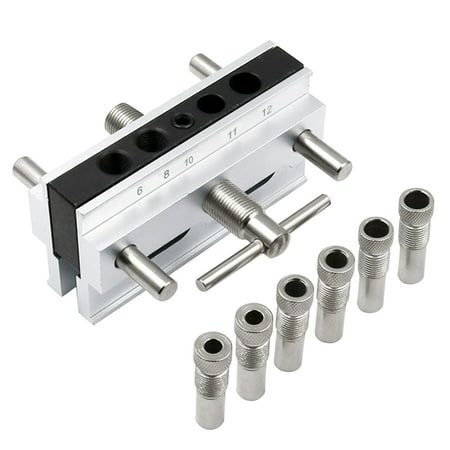 

Tiyuyo Woodworking Hole Locator Jig Guide Hole Drill Punch Positioner (Metric)