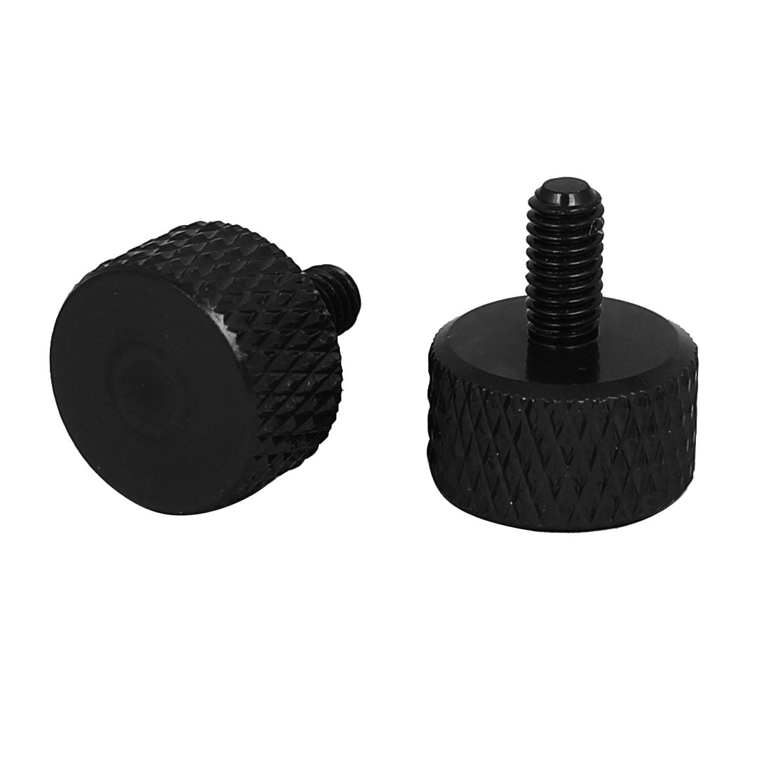 Computer PC Graphics Card Aluminum Alloy Knurled Thumb Screws Black