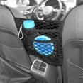 thumbnail image 2 of Super Duty 2-Layer Universal Car Seat Net Organizer Mesh Cargo Net Pouch Driver Storage Netting Pouch for Purse Phone Pets Dogs Kids Disturb Stopper (2 Layer Net), 2 of 7