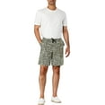 thumbnail image 2 of INSPIRE CHIC Men's Shorts Summer Swimming Shorts Printed Drawstring Beach Short Pants Leopard 30, 2 of 5