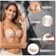 thumbnail image 3 of Niidor Sujetador Adhesivo Sin Tirantes Pegajoso Invisible Push Up Sujetador De Silicona Para Vestido Sin Espalda Con Cubre Pezones Desnudo Zhivalor CQ489-3, 3 of 5