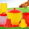 thumbnail image 5 of CIYISON Poultry Feeder Chicken Food Feeder Water Containers for Outdoor Farm Chick Coops, 5 of 20
