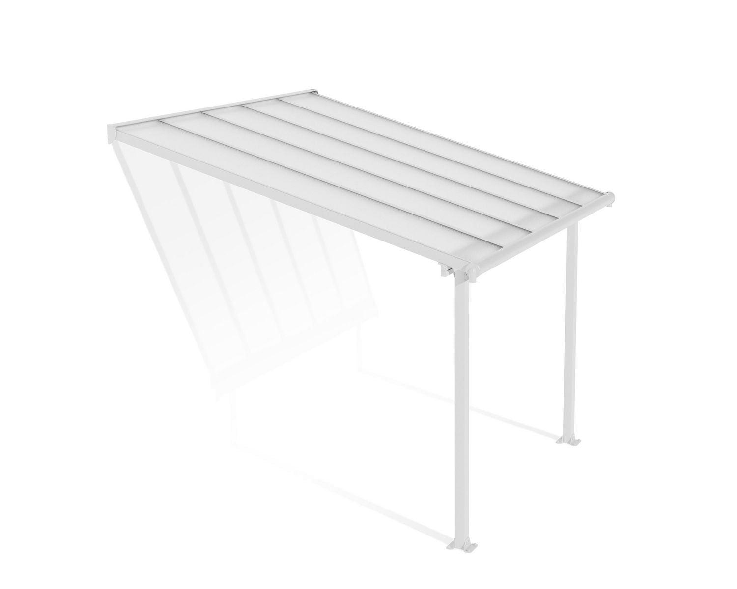 CANOPIA by PALRAM Olympia 10 ft. x 10 ft. Aluminum Patio Cover - White