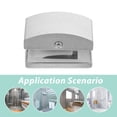 thumbnail image 3 of WHAMVOX Shower Door Guide Frameless Sliding Door Bottom Guide For 5-14mm Glass Shower Door Parts Easy Install, 3 of 7