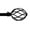 Black, variant on H.VERSAILTEX Adjustable Twist Cage Single Curtain Rod Set 3/4in Diameter 28-48in , Nickel