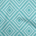 thumbnail image 1 of oneOone Rayon Sky Blue Fabric Geometric Craft Projects Decor Fabric Printed By The Yard 56 Inch Wide, 1 of 4