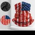 thumbnail image 4 of AWASD Summer Cooling Neck Gaiter Face Masks for Men Women July 4th Independence Day Neck Gaiter Fishing Mask UV Sun Protection Casual Face Mask One Size Red, 4 of 4