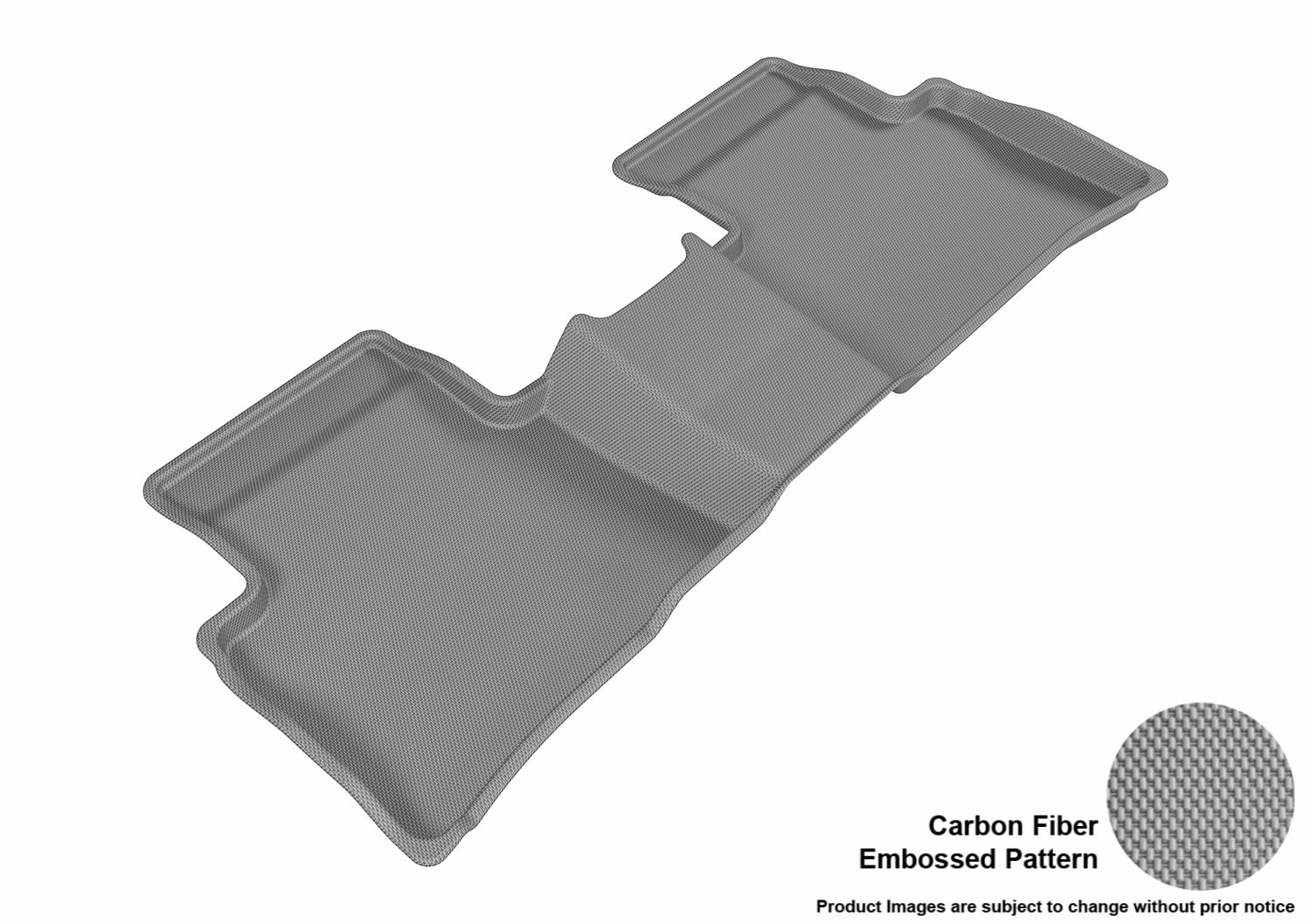 3D MAXpider 20162016 Toyota Prius Second Row All Weather Floor Mat in