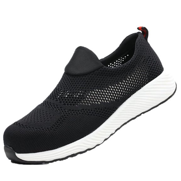 AUXDIQ Safety Trainers Men Women Steel Toe Cap Trainers Lightweight Work Shoes Comfy Industrial Sneakers Construction Work Boots