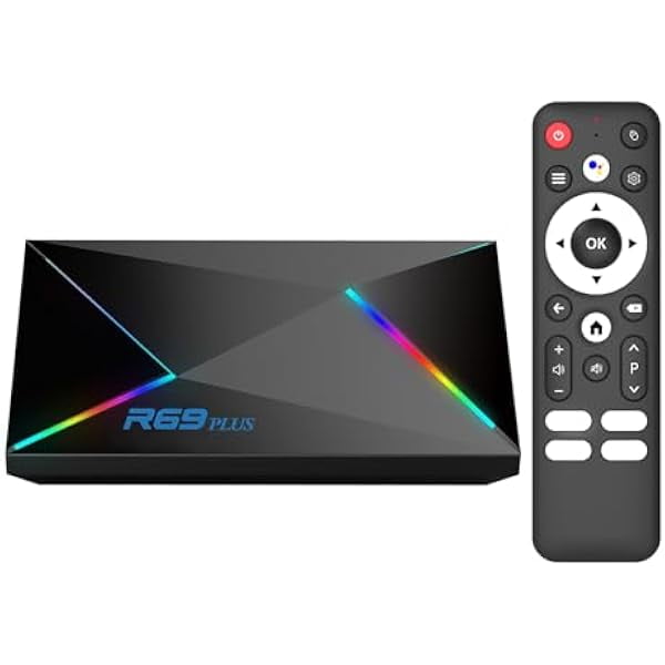 Infosat Internet TV Box インターネットテレビ ボックス Android TV Box 14.0, TX98 PRO + Wi-Fi 6 4GB RAM 64GB ROM, RK3528