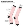 thumbnail image 2 of Daiia Sports Socks Pig Polka Dot Printed Novelty Crew Socks for Men Women Knee High Socks Cotton Socks Soft & Breathable Support Unisex Socks, 2 of 9