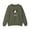 Military Green, variant on Cat Heart Sweatshirt, Heart Sweatshirt, Cat Sweatshirt, Valentine's Day Sweatshirt, 50/50 Cotton-Poly Animal Sweatshirt 132