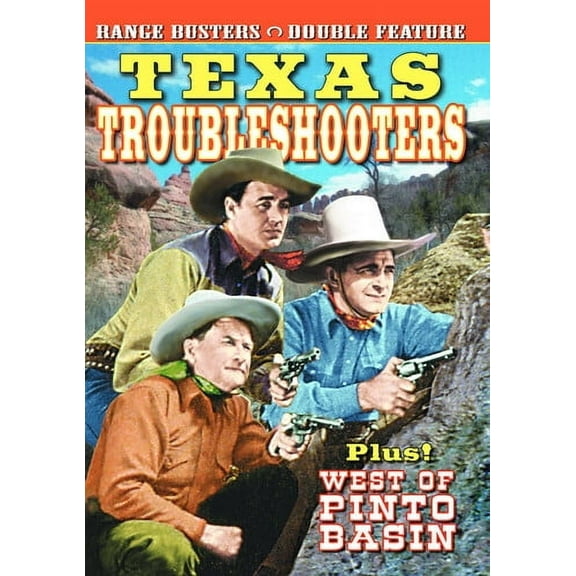 Texas Troubleshooters / West of Pinto Basin (DVD), Alpha Video, Western