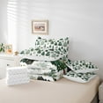 thumbnail image 6 of jejeloiu Kawaii Christmas Tree Bedding Comforter Set 7-Piece,Merry Xmas King Bedding Sets,Green White Bed Sheets For Boy Kids,Microfiber Bedroom Decor Reversible, 6 of 8