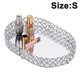 thumbnail image 1 of Bandeja de maquillaje de tocador JM cristal con espejo bandeja decorativa para baratijas de joyería S, 1 of 5