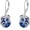 Lapis Lazuli, variant on Frog Earrings Sterling Silver Moonstone Dangle Earrings Leverback Drop Earrings Frog Jewelry Gifts for Women
