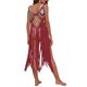 thumbnail image 5 of VISgogo - Bikini para mujer, sin mangas, para playa, con borlas caladas, vestido de verano VISgogo  moda, 5 of 7