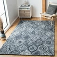 thumbnail image 2 of SAFAVIEH Ikat Kim Geometric Wool Area Rug, Grey, 3' x 5', 2 of 7