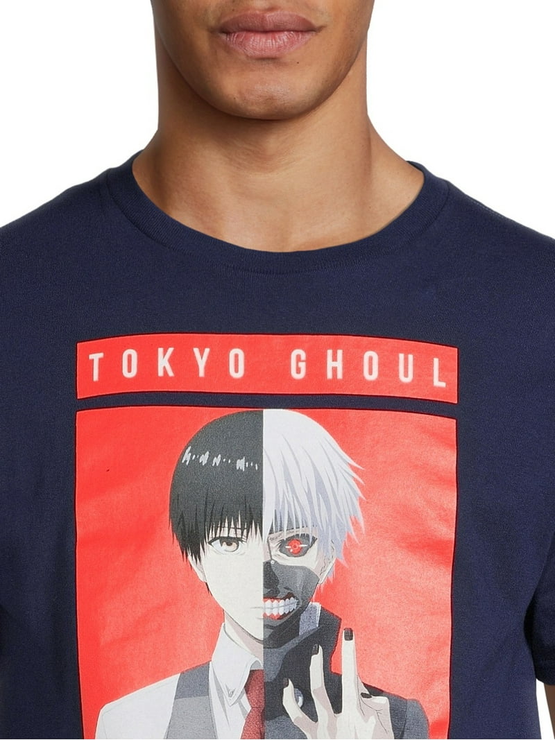 Tokyo Ghoul Ken Kaneki Men's & Big Men's Graphic Tee Shirt, Sizes