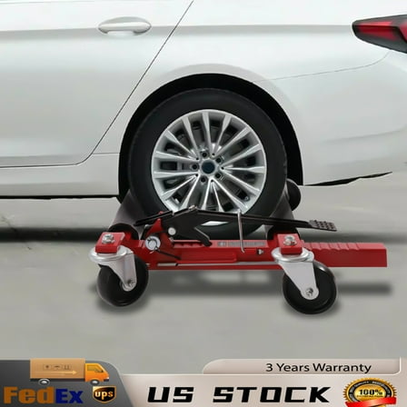 1500lb Ratcheting Wheel Dolly Auto Vehicle Positioning Moving Car Tire Lift Jack