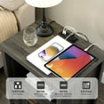 thumbnail image 4 of OAKHAM Nightstand with Charging Station, Bedside Tables with USB/Type-C Ports, Farmhouse Side Table End Table for Bedroom, Living Room, Midnight Oak, 4 of 9