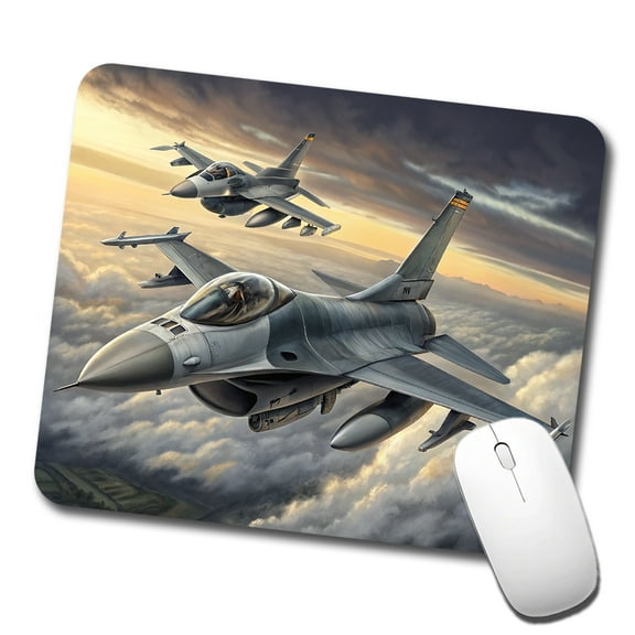 F-16 Fighting Falcon Viper Planes Flying In Formation Mouse Pad Low Profile Gaming Mat