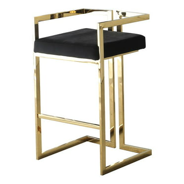 Luxe Pink Gold Bar Stools Set Of 2, Black And Gold Bar Stools Australia