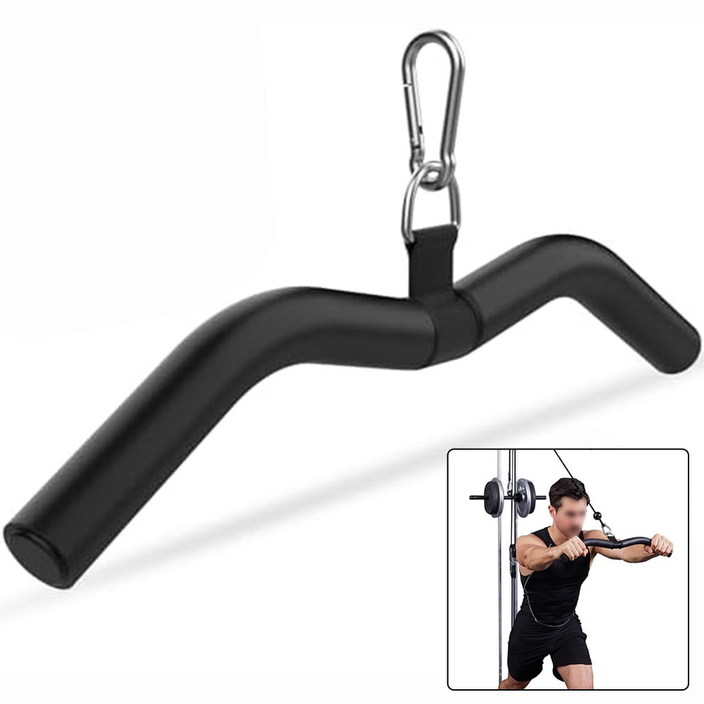 Pull Down Bar Attachment Triceps Trainer Back Tension Lever Fitness Accessory