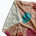 thumbnail image 2 of Simply Daisy 50x60 in Sunwashed Red Egg Hunt Easter Throw Blanket, 2 of 4