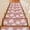 Pink, variant on Orange Palm Trees Stair Treads Non Slip for Steps Summer Beach Tropical Farmhouse 4 Pcs Reusable Adhesive Stair Runner Mats for Dogs Elders Carpet Treads Rugs for Staircase 8x30 In