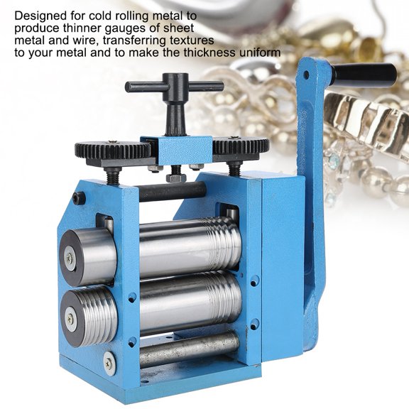 EBTOOLS Manual Combination Rolling Mill Machine Jewelry Tabletting Processing Equipment,Rolling Mill Machine, Manual Combination Rolling Mill Machine